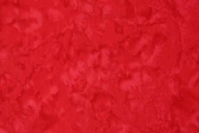 Batik Patchworkstof - Hindbær rød