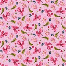 Minu and wildberry patchworkstof - Pink