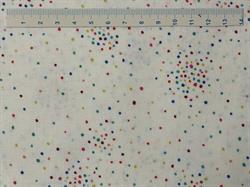 Konfetti prikker på  patchworkstof - multifarvet