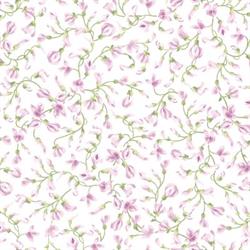 Sugar Lilac patchworkstof - Blomst lys