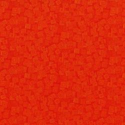 Hopscotch patchworkstof - Orange firkanter