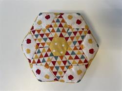 Sekskantet nålepude mønster - Malene