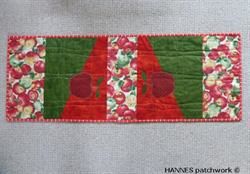 Dobbelt Dækkeserviet med æbler mønster