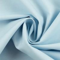 Lyseblå Ensfarvet perlebomuld 150 cm bred