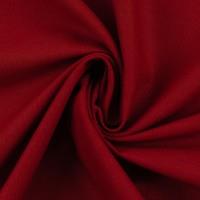 Jule rød Ensfarvet perlebomuld 150 cm bred