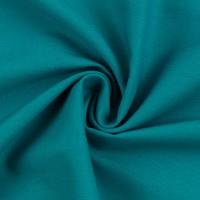 Grøn turkis Ensfarvet perlebomuld 150 cm bred