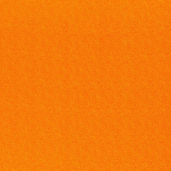 Uens prikker på bred Bomuldsstof - Orange