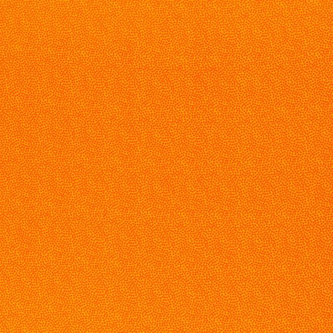 Uens prikker på bred Bomuldsstof - Orange