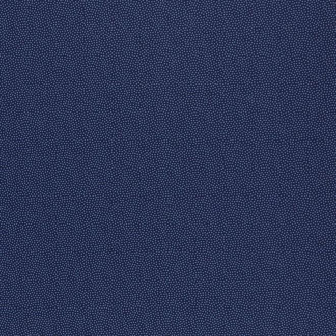 Uens prikker på bred Bomuldsstof - Blå