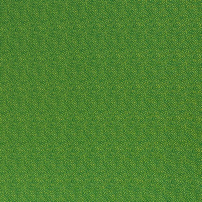 Uens prikker på bred Bomuldsstof - Forårs grøn