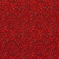 Glitter bomuldsstof bred - Rød