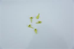 Limegul farvet glider/skyder 4 mm