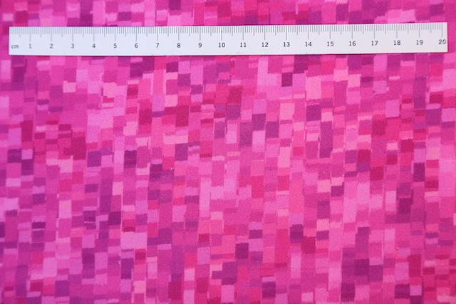 Firkanter på Patchworkstof - Pink