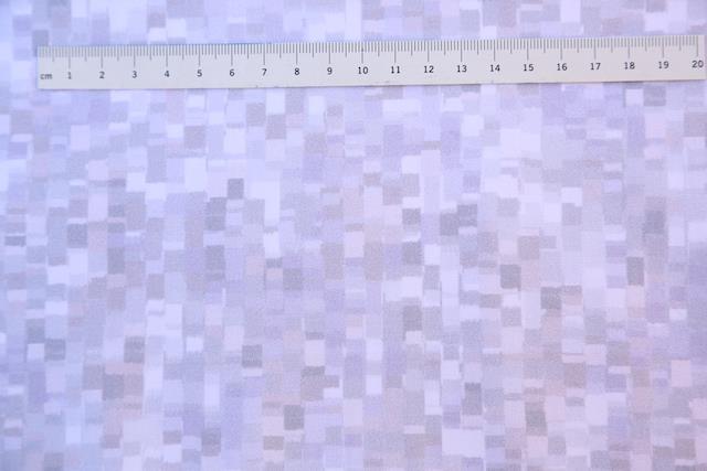 Firkanter på Patchworkstof - Lys grå