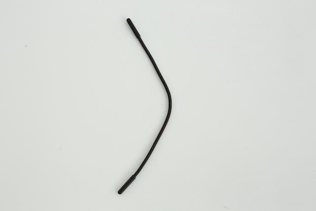 Lynlås vedhæng elastik 15 cm Sort