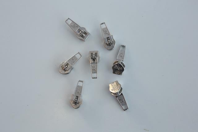 Sølv 6 mm glider/skyder