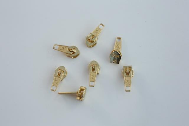 Guld 6 mm glider/skyder