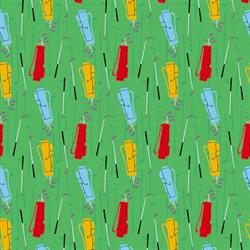 Let´s go golfing patchworkstof - Golfbags