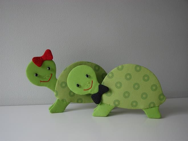 Skildpadde par mønster sy skildpaddepar – mønster fra houhou design