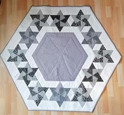 Dagmar Juletræstæppe mønster 12 stjerner