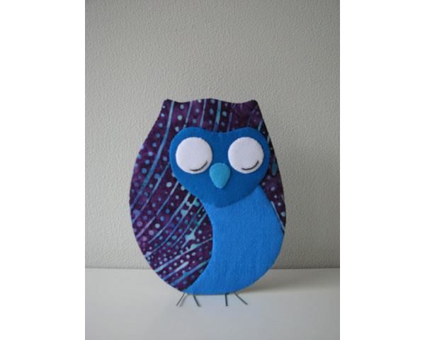 sy sød og dekorativ hjerte ugle – mønster fra houhou design