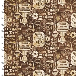 Coffee break patchworkstof - TekstCoffee break patchworkstof - Tekst