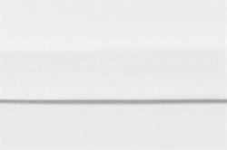 3 m bomulds skråbånd/kantebånd - Hvid 0100