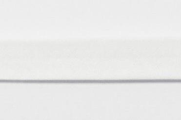 3 m bomulds skråbånd/kantebånd - Hvid 0100