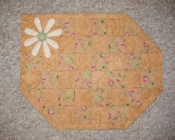 Dækkeserviet Med Lille Blomst mønster