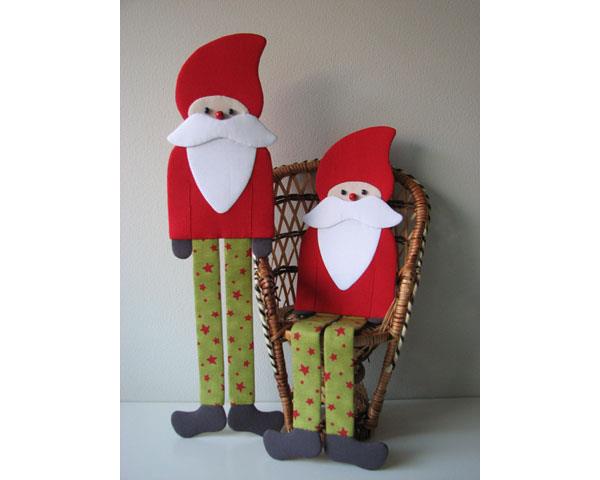 langbenet nisse – hyggeligt julemønster fra houhou design