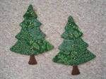2 stk juletræer mønster