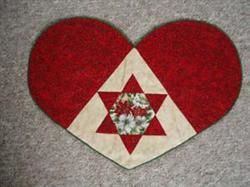 Annette Hjerte Dækkeserviet mønster