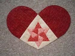 Dagmar Hjertedækkeserviet mønster