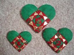 Jonna hjerter (3 stk) mønster