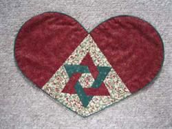 Judith Hjerte Dækkeserviet mønster 