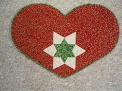 Majbrit Hjerte Dækkeserviet mønster