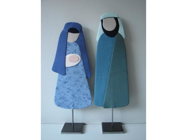 Josef og Maria med Jesus barnet mønster 