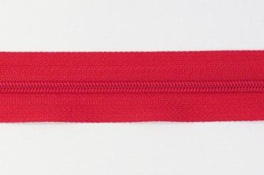 Rød 4 mm lynlås i metermål – Perfekt til dine kreative projekter