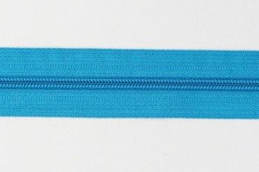 Turkis lynlås i metermål 4 mm