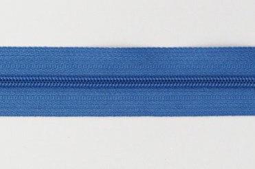 Coboltblå Lynlås i metermål 4 mm