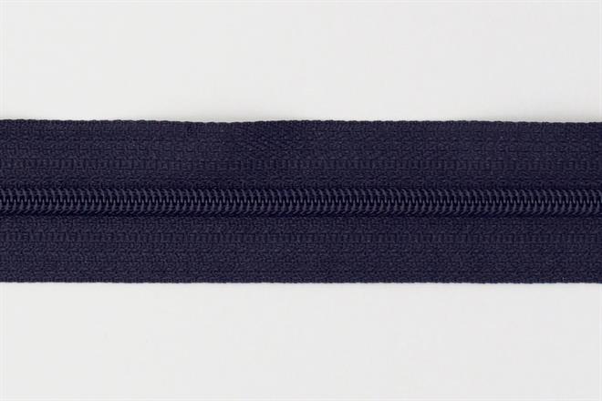 6 mm mørkeblå lynlås i metermål – alsidig og perfekt til tasker og patchwork