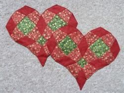 Rubina Hjerte Dækkeserviet mønster