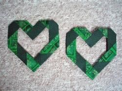 Snoet hjerter (2 stk) mønster
