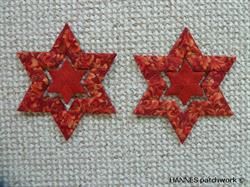 Dobbelt jule stjerner mønster