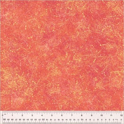 Noteworthy patchworkstof - Orange