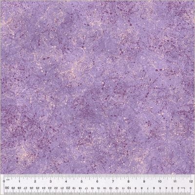 Noteworthy patchworkstof - Lilla