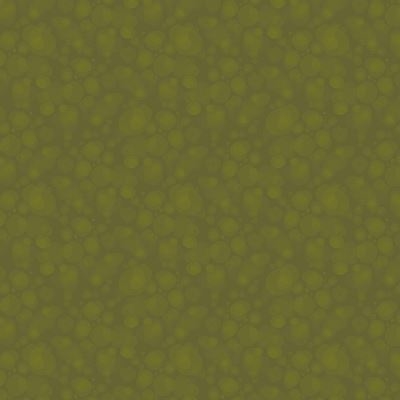 Watermark patchworkstof - Mørk gulgrønv