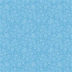 Watermark patchworkstof - Lyseblå