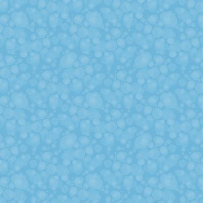 Watermark patchworkstof - Lyseblå