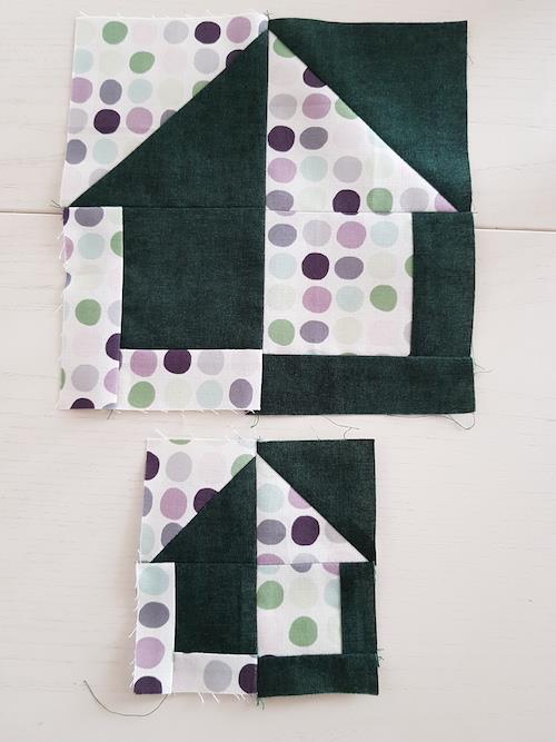 Så blev jeg færdig med dækkeservietter med hus på 